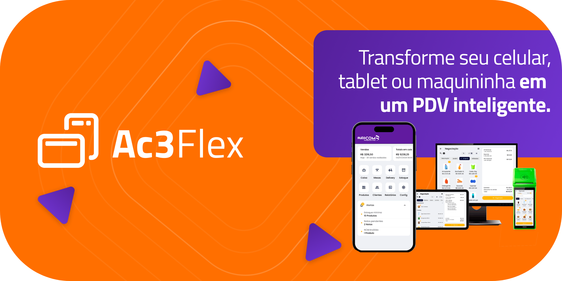 Tela do sistema Ac3Flex